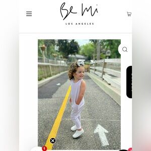 Be mi Kids romper. Brand new. Size 2-3.
